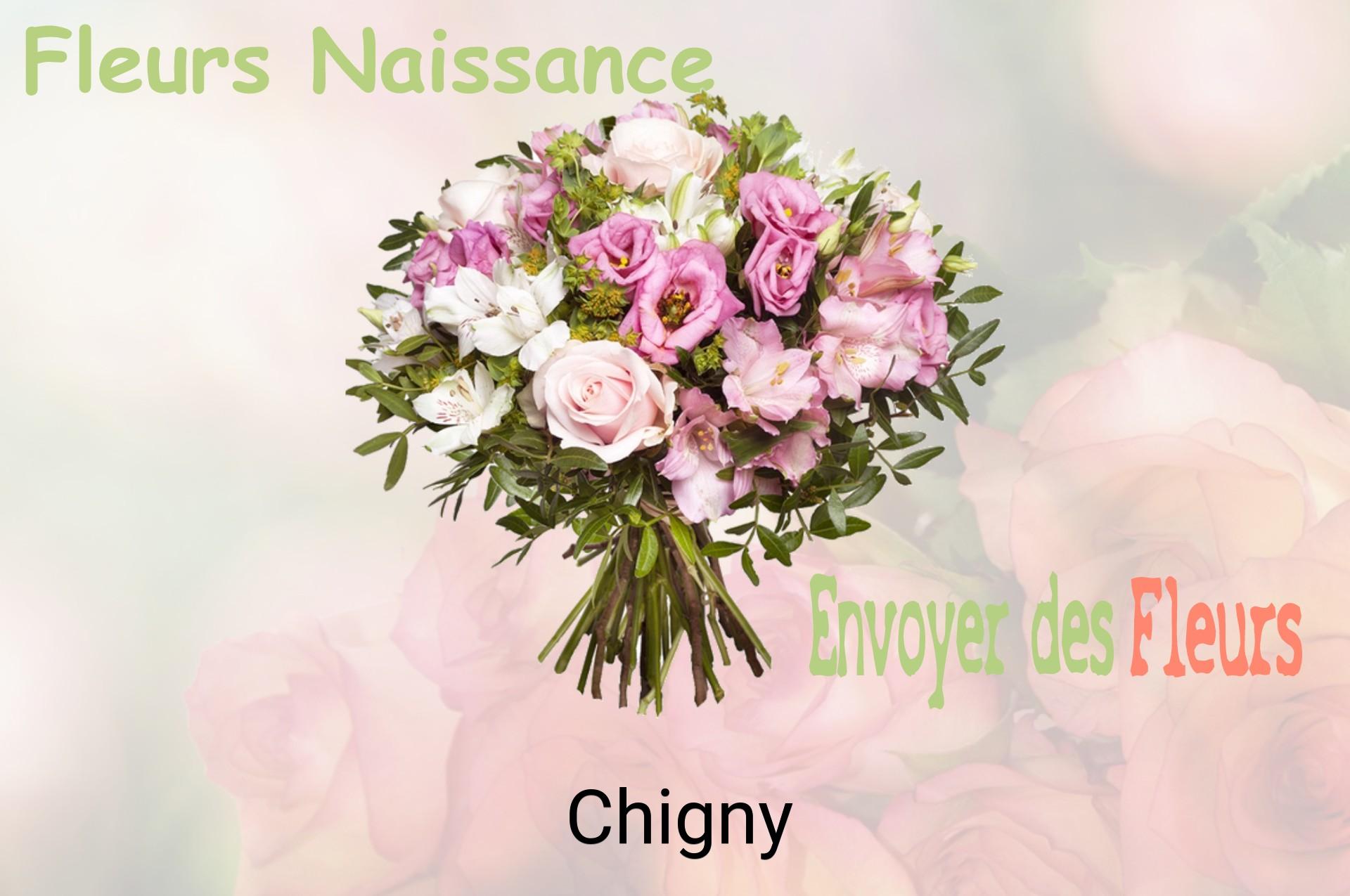 Bouquet de fleurs de naissance livré à Chigny